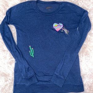 Arizona Jeans Patch Long Sleeve